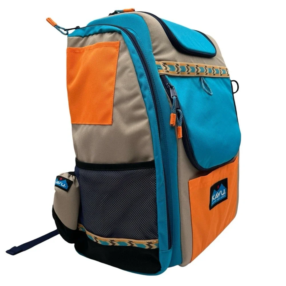 KAVU Pacific Rimshot Disc Golf Bag Padded Frisbee Holder Backpack - Jamboree
